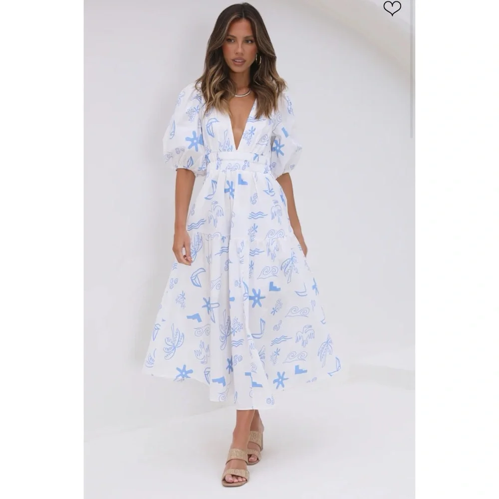 Fortunate One By The Seaside Dress - Picture 2 of 6